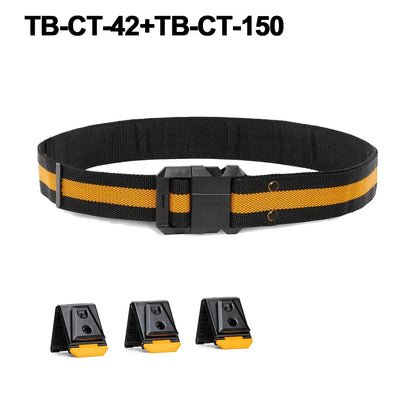 TOUGHBUILT Work Belt Adjustable for 32"-48" Waists Heavy Duty Outdoor Belt Tool Accessories TB-CT-42