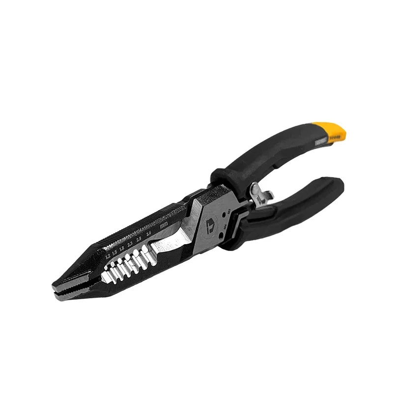 TOUGHBUILT 6 in 1 Multi-Function Electrical Stripping Pliers 8" Electrician's Wire Stripper TB-H3-60-M200