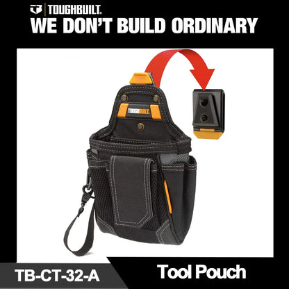 TOUGHBUILT Multi Pocket Organizer Tool Pouch Heavy Duty Warehouse Pouch TB-CT-32-A