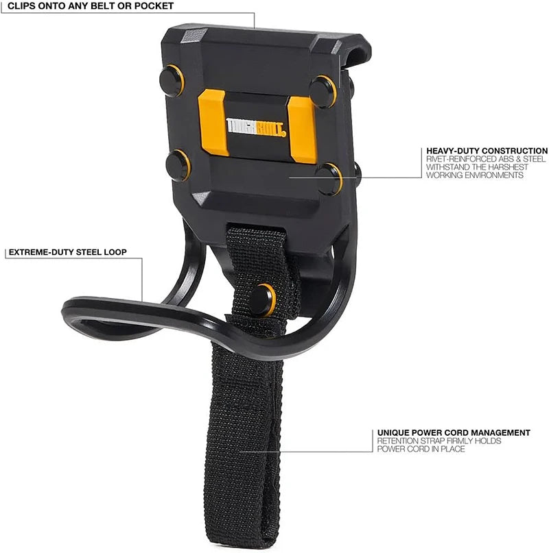 TOUGHBUILT TB-52 Modular Hammer Loop For Tool Hanging Waist Belt Bucket Hand Tool Accessories