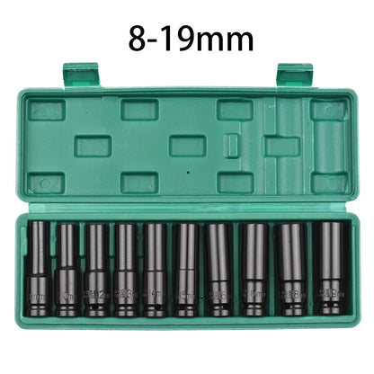 1/2” Dopsleutelset 10-delig (8-24 mm) met Opbergbox