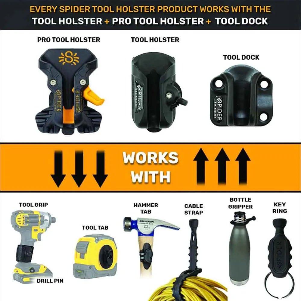 Spider Pro Tool Holster | universele gereedschapshouder