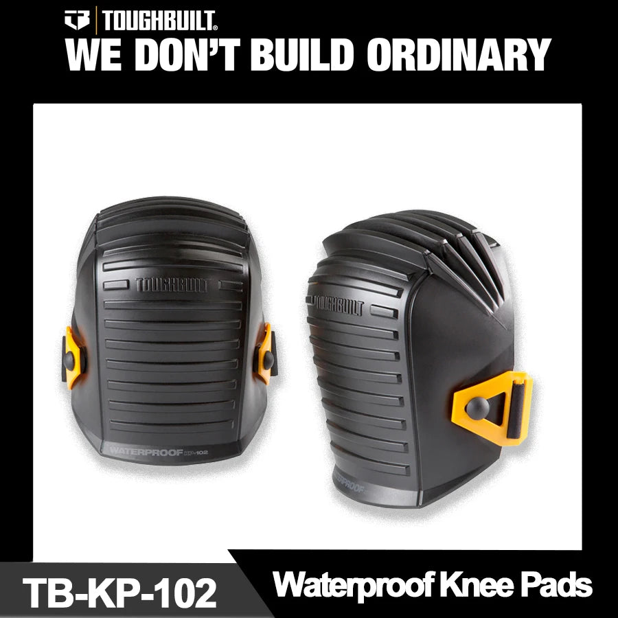 TOUGHBUILT Waterproof Knee Pads for Wet and Dirty Jobs Safety Gear Construction Site Knee Pads TB-KP-102