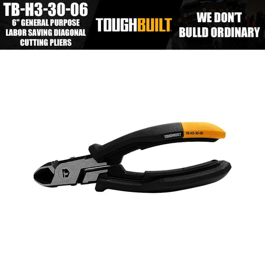 ToughBuilt TB-H3-30-06 6" General Purpose Labor Saving Diagonal Cutting Pliers Hand Tools Accessories