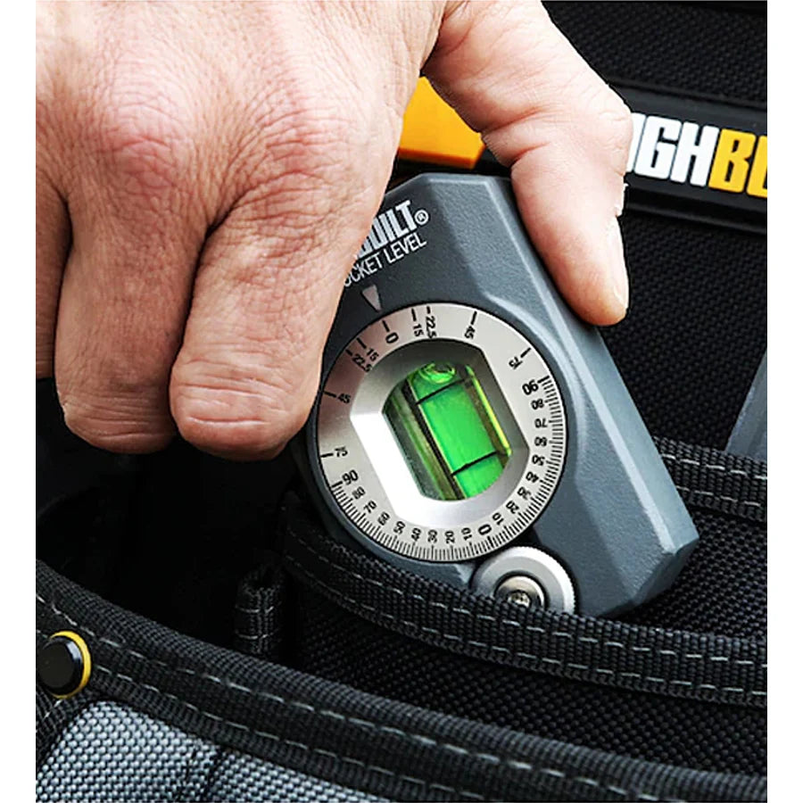 TOUGHBUILT Professional Pocket Level 360 Degree Portable Level Ruler Magnetic Level TB-H2-L-4R