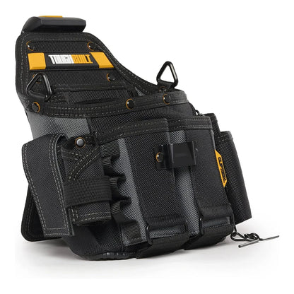 TOUGHBUILT Journeyman Electrician Pouch with Shoulder Strap and 21 Pockets and Loops Durable Tool Pouch TB-CT-114