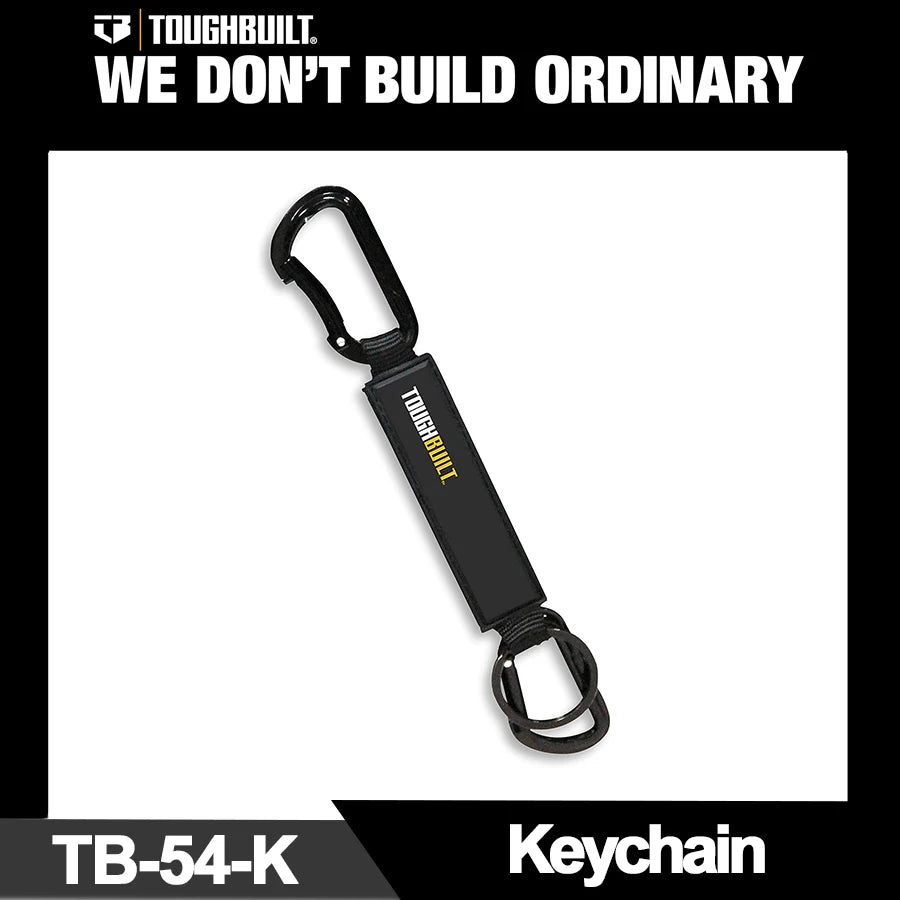 TOUGHBUILT Keychain Outdoor Portable Tool Carabiner Keychain Mountaineering BuckleSuspension Buckle Tool Accessories TB-54-K