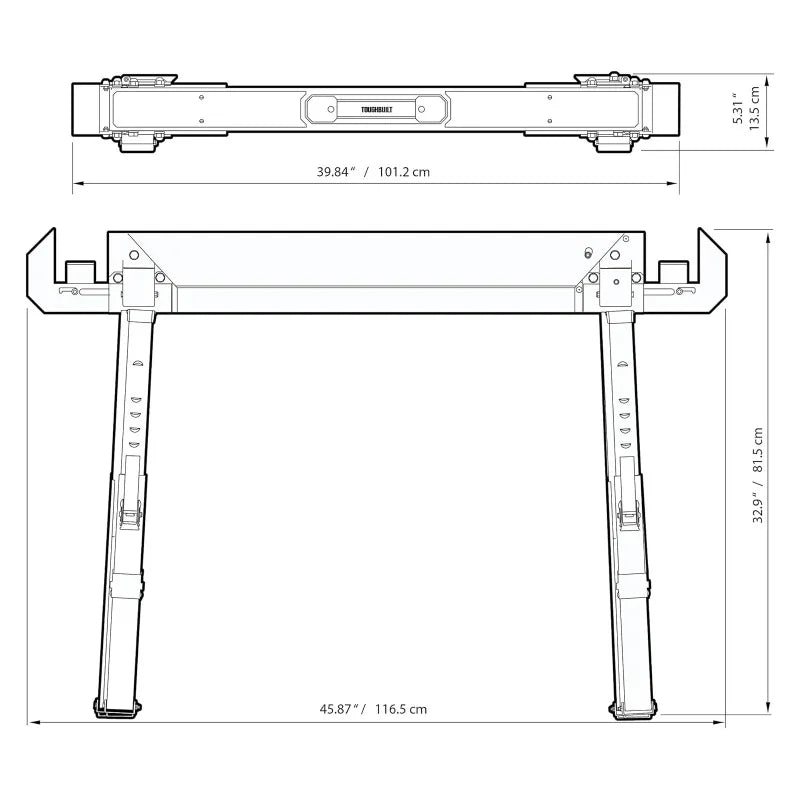 ToughBuilt TB-C700 C700 Sawhorse / Jobsite Table Tool Accessories