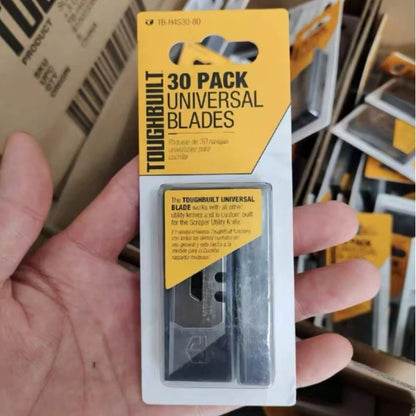 TOUGHBUILT TB-H4S-5/TB-H4N-5/TB-H4S30-80 Utility Knife Refill Blade 5/30Pcs Cow Corner/Trapezoidal Blade for Scrapers & Knives