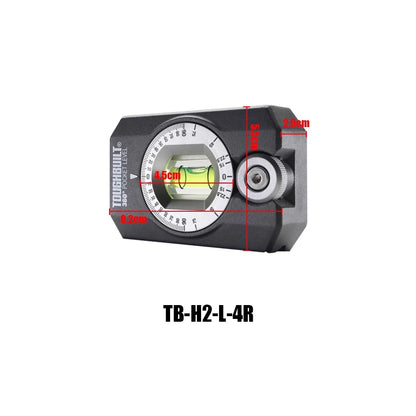 TOUGHBUILT Professional Pocket Level 360 Degree Portable Level Ruler Magnetic Level TB-H2-L-4R