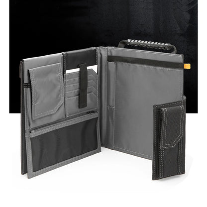 TOUGHBUILT IPad Organizer + Grid Notebook with 3 External Pockets Wear-resistant and Waterproof Work Bag TB-56-IP-C