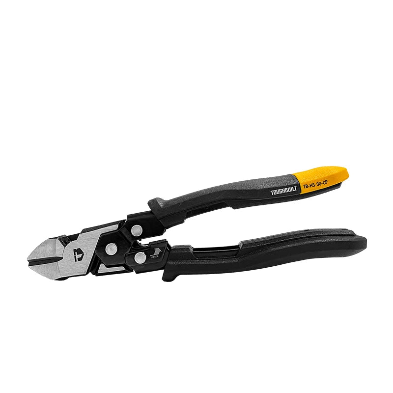 ToughBuilt TB-H3-30-CP 7" Labor-Saving Diagonal Jaw Pliers With Reset Spri Hand Tools Accessories