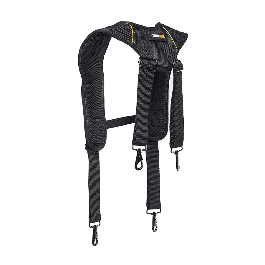 TOUGHBUILT Outdoor H-Harness Duty Belt Suspenders Work Pouch Weight Distribution Comfortable Durable TB-CT-51G