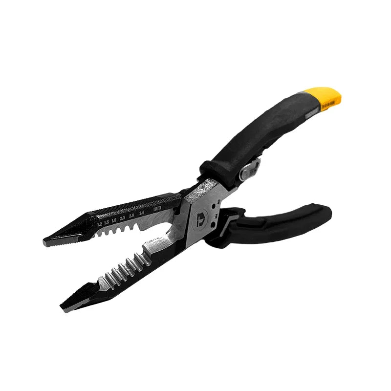 TOUGHBUILT 6 in 1 Multi-Function Electrical Stripping Pliers 8" Electrician's Wire Stripper TB-H3-60-M200