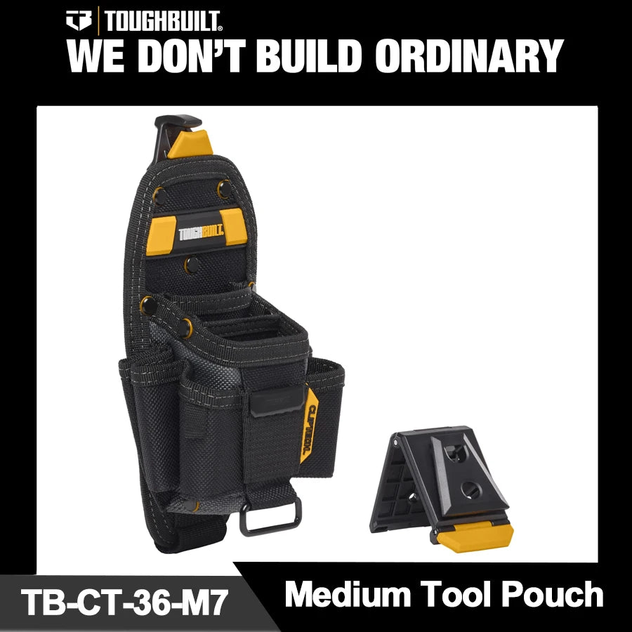 TOUGHBUILT BEA Technician 7-Pocket Medium Tool Pouch Fit Long or Short Tools TB-CT-36-M7