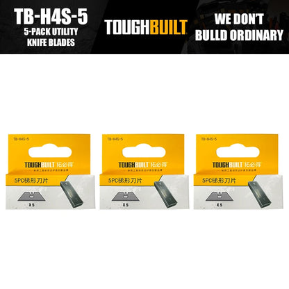 ToughBuilt TB-H4S30-80 TB-H4S-5 TB-H4N-5 Utility Knife Blades Tool Accessories Replacement Blades