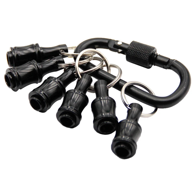 6-delige keychain bit houder set met snelwissel