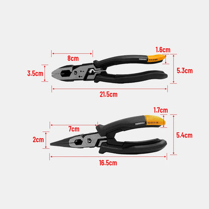 TOUGHBUILT 6" 8''Multifunction Pliers 1PCS with Cutting Edge Snip Nose Plier Labor Saving Hand Tools TB-H3-20-M200/TB-H3-21-06