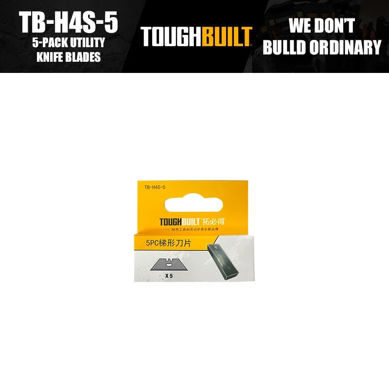 ToughBuilt TB-H4S30-80 TB-H4S-5 TB-H4N-5 Utility Knife Blades Tool Accessories Replacement Blades