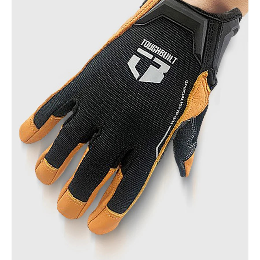 TOUGHBUILT Sheepskin Work Gloves Ranching, Forestry Genuine Leather Safety Work Gloves TB-G04-L/TB-G04-XL