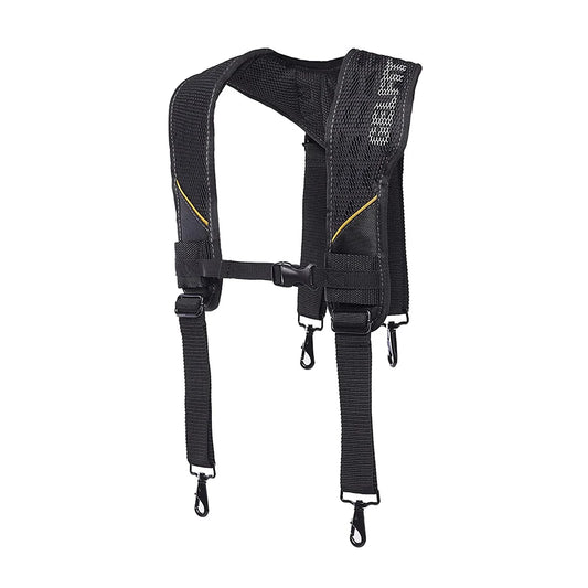 TOUGHBUILT Outdoor H-Harness Duty Belt Suspenders Work Pouch Weight Distribution Comfortable Durable TB-CT-51G