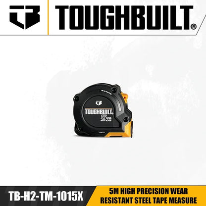 TOUGHBUILT High Precision Tape Measure 3/5/8/10m Steel Measuring Tool TB-H2-TM-10 Series