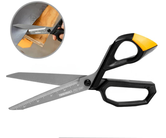 TOUGHBUILT 11" Pro Grip Shears Construction Industrial Strength Scissors Heavy-duty Cutting Tool TB-H4-70-11