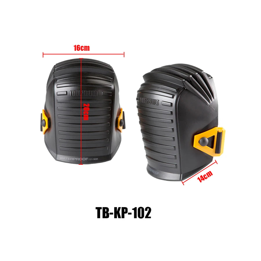 TOUGHBUILT Waterproof Knee Pads for Wet and Dirty Jobs Safety Gear Construction Site Knee Pads TB-KP-102