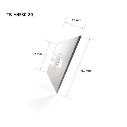 TOUGHBUILT TB-H4S-5/TB-H4N-5/TB-H4S30-80 Utility Knife Refill Blade 5/30Pcs Cow Corner/Trapezoidal Blade for Scrapers & Knives